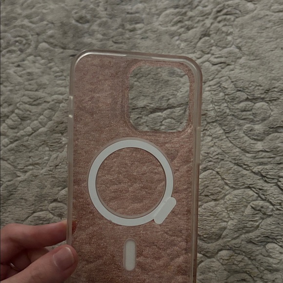 Glittery Pink Phone Case - Picture 2 of 6